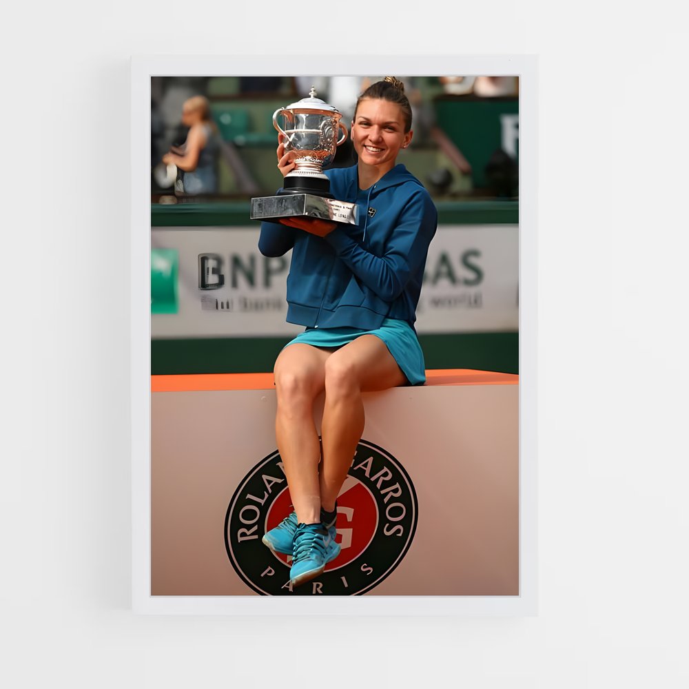 Poster Triomphe Sur Le Court – affiche Tennis (vue 3)
